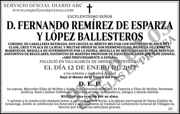 Fernando Remírez de Esparza y López Ballesteros